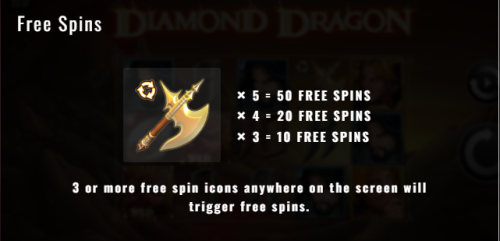 diamond dragon free spins