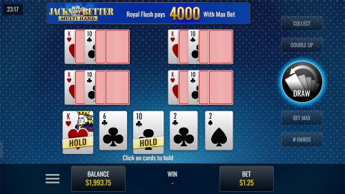 jacks or better deal