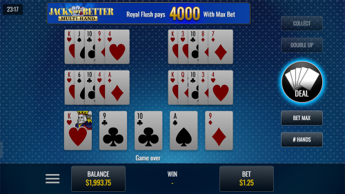 jacks or better draw