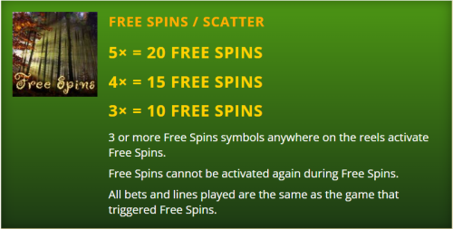fairy dust forest free spins